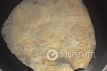 Салат с омлетом и колбасой - Шаг 2 Салат с омлетом и колбасой - Шаг 2