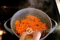 Салат с омлетом и грибами - Шаг 4 Салат с омлетом и грибами - Шаг 4