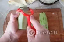 Салат с омлетом и ветчиной - Шаг 5 Салат с омлетом и ветчиной - Шаг 5