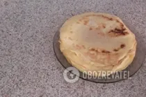 Салат с омлетом - Шаг 4 Салат с омлетом - Шаг 4