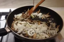 Салат с черносливом и грибами - Шаг 4 Салат с черносливом и грибами - Шаг 4