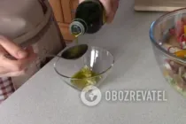 Пісний салат з кальмарами - Крок 9 Пісний салат з кальмарами - Крок 9