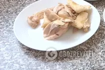 Салат с виноградом - Шаг 2 Салат с виноградом - Шаг 2