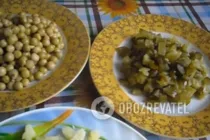 Постный салат с грибами - Шаг 3 Постный салат с грибами - Шаг 3