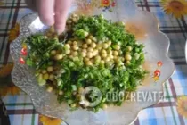 Постный салат с грибами - Шаг 5 Постный салат с грибами - Шаг 5