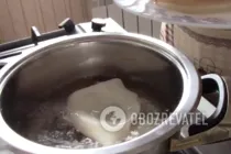 Пісний салат з кальмарами - Крок 4 Пісний салат з кальмарами - Крок 4