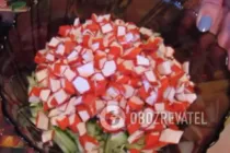 Постный салат с овощами - Шаг 4 Постный салат с овощами - Шаг 4