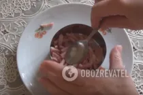 Салат с виноградом и ветчиной - Шаг 4 Салат с виноградом и ветчиной - Шаг 4