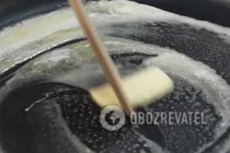 Омлет с молоком - Шаг 4 Омлет с молоком - Шаг 4