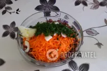 Постный салат с фасолью - Шаг 6 Постный салат с фасолью - Шаг 6