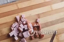 Салат с виноградом и сыром - Шаг 5 Салат с виноградом и сыром - Шаг 5