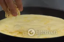 Омлет с молоком - Шаг 6 Омлет с молоком - Шаг 6