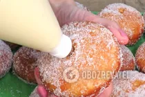 Пончики з кремом - Крок 15 Пончики з кремом - Крок 15