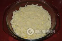 Салат "Грибная поляна" с ветчиной - Шаг 4 Салат "Грибная поляна" с ветчиной - Шаг 4