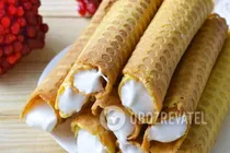 Трубочки с кремом - Шаг 13 Трубочки с кремом - Шаг 13