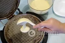 Вафельные трубочки на молоке - Шаг 5 Вафельные трубочки на молоке - Шаг 5