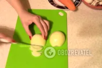 Салат с куриной печенью и грибами - Шаг 1 Салат с куриной печенью и грибами - Шаг 1