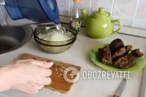Салат с говяжьей печенью - Шаг 4 Салат с говяжьей печенью - Шаг 4