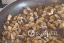 Салат з печінкою і грибами - Крок 4 Салат з печінкою і грибами - Крок 4