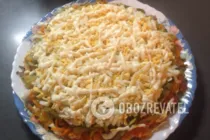 Салат с куриной печенью и солеными огурцами - Шаг 7 Салат с куриной печенью и солеными огурцами - Шаг 7