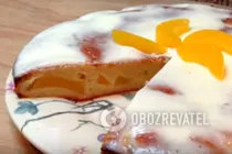 Пиріг з персиками - Крок 10 Пиріг з персиками - Крок 10
