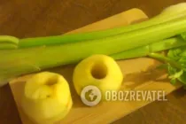 Салат с яблоком и сельдереем - Шаг 1 Салат с яблоком и сельдереем - Шаг 1