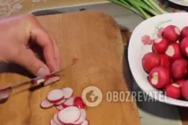 Салат з редискою і яйцем - Крок 2 Салат з редискою і яйцем - Крок 2