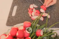 Салат с редиской и сметаной - Шаг 1 Салат с редиской и сметаной - Шаг 1