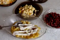 Салат с гранатом - Шаг 2 Салат с гранатом - Шаг 2