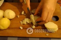 Салат с гранатом и сыром - Шаг 1 Салат с гранатом и сыром - Шаг 1