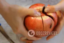 Салат с гранатом и орехами - Шаг 2 Салат с гранатом и орехами - Шаг 2