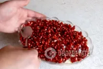 Салат с гранатом - Шаг 7 Салат с гранатом - Шаг 7