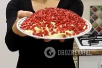 Салат с курицей и гранатом - Шаг 7 Салат с курицей и гранатом - Шаг 7