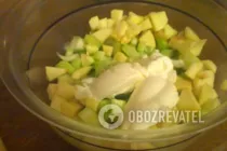 Салат с яблоком и сельдереем - Шаг 6 Салат с яблоком и сельдереем - Шаг 6