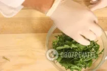 Салат с копченым лососем - Шаг 1 Салат с копченым лососем - Шаг 1