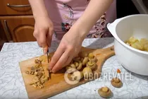 Вегетарианский оливье - Шаг 3 Вегетарианский оливье - Шаг 3