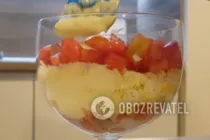 Салат с красной рыбой - Шаг 6 Салат с красной рыбой - Шаг 6