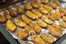 Картофель по-селянски в духовке - Шаг 6 Картофель по-селянски в духовке - Шаг 6