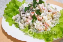 Вегетарианский оливье - Шаг 7 Вегетарианский оливье - Шаг 7
