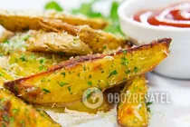 Картофель по-селянски в духовке - Шаг 7 Картофель по-селянски в духовке - Шаг 7