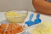 Салат с красной рыбой - Шаг 2 Салат с красной рыбой - Шаг 2