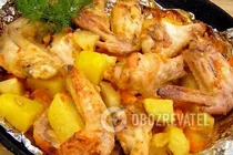 Картофель с курицей в духовке - Шаг 7 Картофель с курицей в духовке - Шаг 7