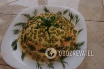 Салат з консервованим лососем - Крок 9 Салат з консервованим лососем - Крок 9