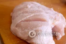 Салат с манго и курицей - Шаг 1 Салат с манго и курицей - Шаг 1