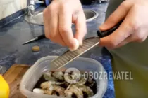Салат з манго і креветками - Крок 2 Салат з манго і креветками - Крок 2
