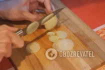Салат с апельсином и креветками - Шаг 2 Салат с апельсином и креветками - Шаг 2