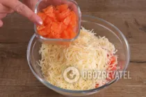 Салат с апельсином - Шаг 4 Салат с апельсином - Шаг 4