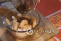Салат с апельсином и креветками - Шаг 5 Салат с апельсином и креветками - Шаг 5