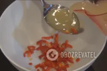 Салат с манго и сыром - Шаг 5 Салат с манго и сыром - Шаг 5