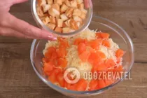 Салат с апельсином - Шаг 5 Салат с апельсином - Шаг 5